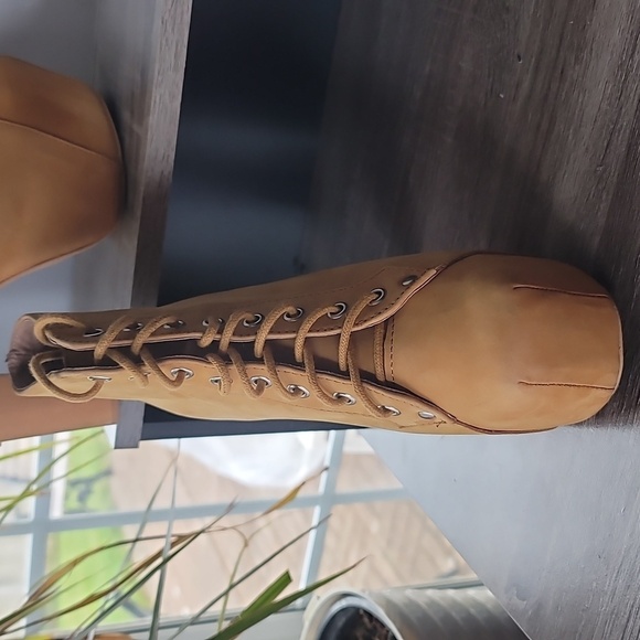 Jeffery Cambell Lita Chunky Heel Platform Lace Up Ankle Boots - Picture 3 of 9